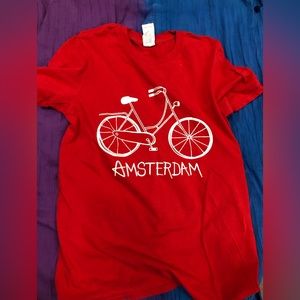 2 Amsterdam bike culture shirts